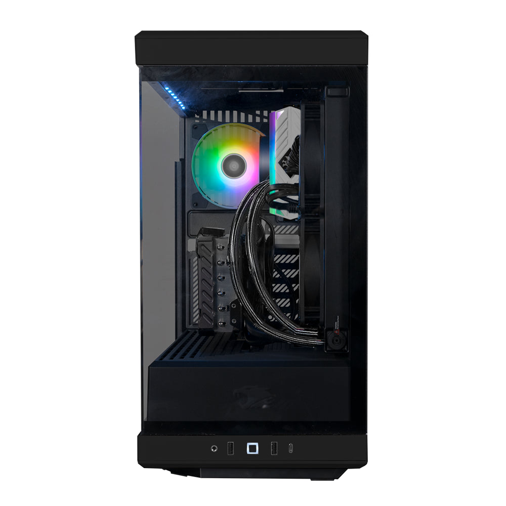 Y40 Gaming Desktop, Ryzen 7 7700, NVIDIA Geforce RTX 4070, 16GB DDR5, 1TB Nvme SSD, Liquid Cooled, RGB, Windows 11 Home 64-Bit, Y40BA7N4701